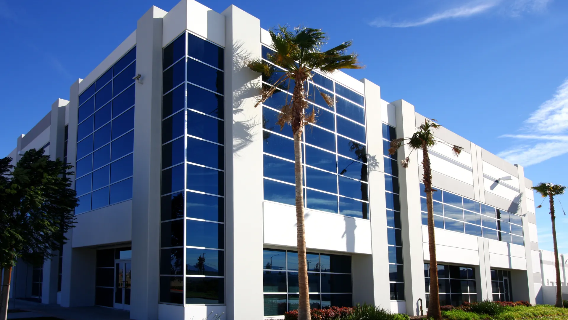 Modern commercial building